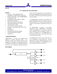 Datasheet ASM5I23S04A-1-08-ST manufacturer Alliance